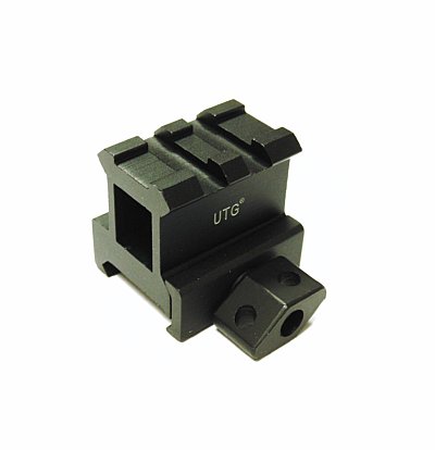 UTG 1" High Profile 2 Slot Compact Picatinnny Style Riser Mount  # MNT-RS10S2 